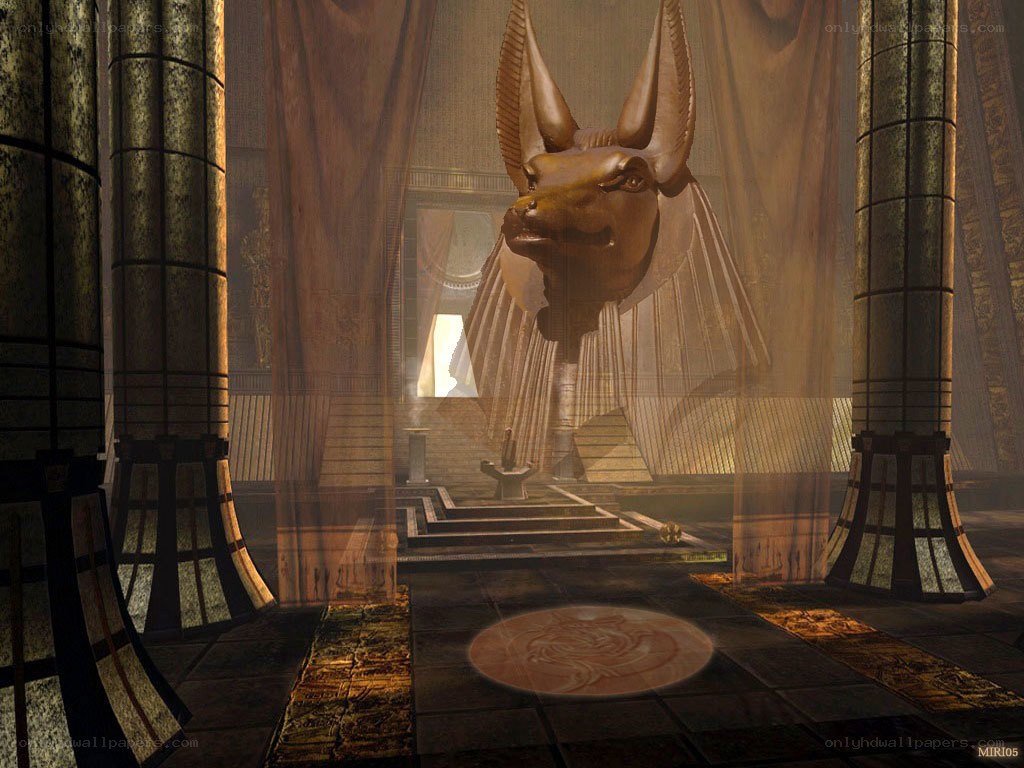 ancient egyptian temple interior