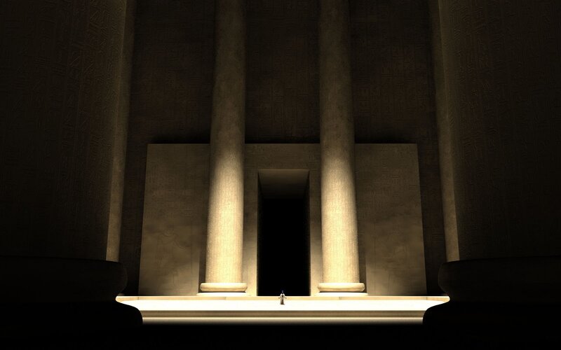ancient egyptian temple interior