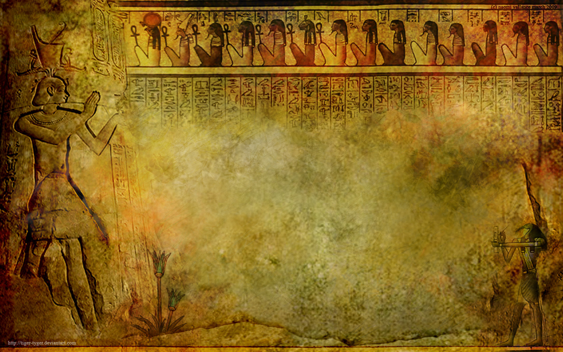 ancient egyptian temple wall
