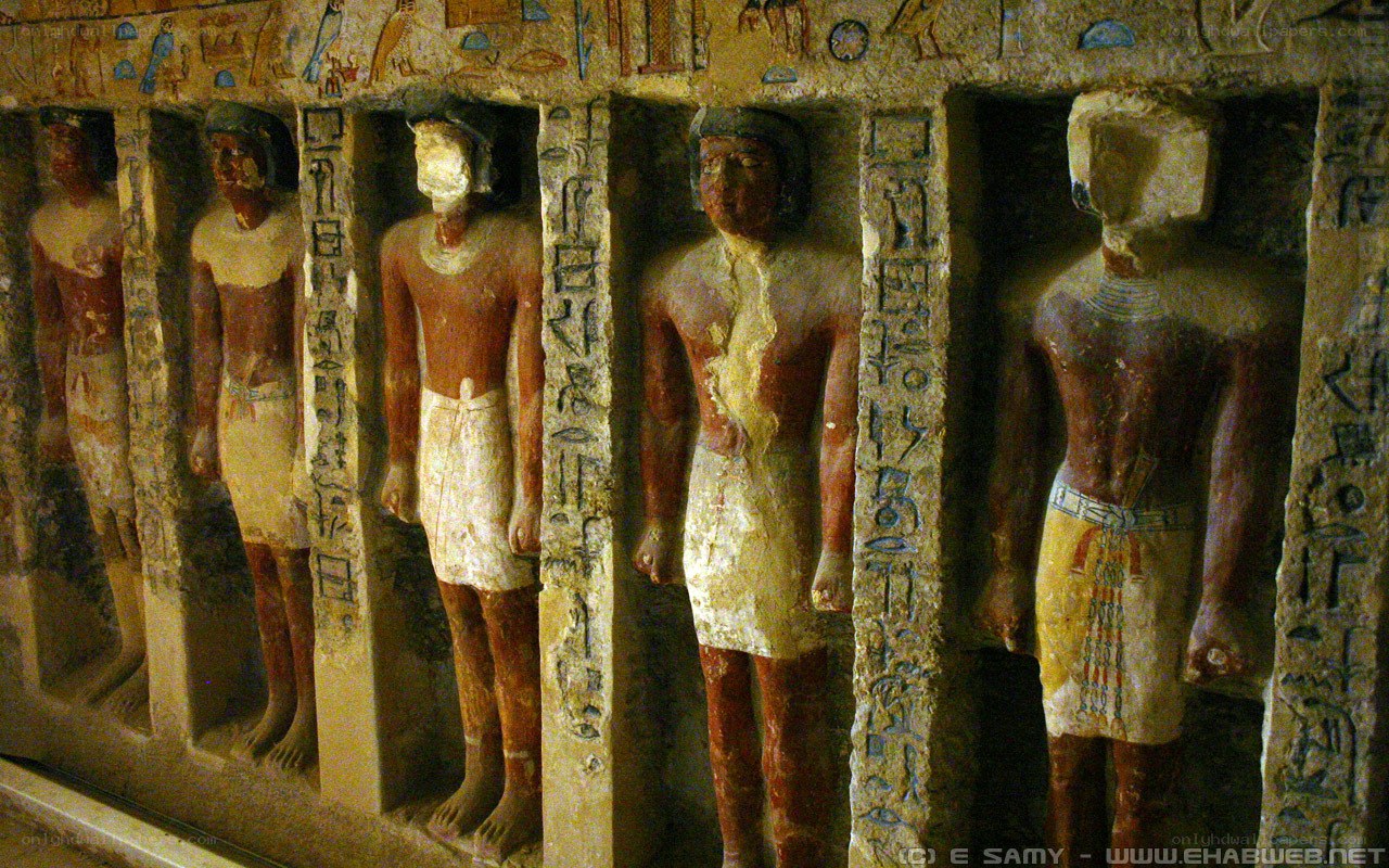 Ancient Egyptian tomb figures