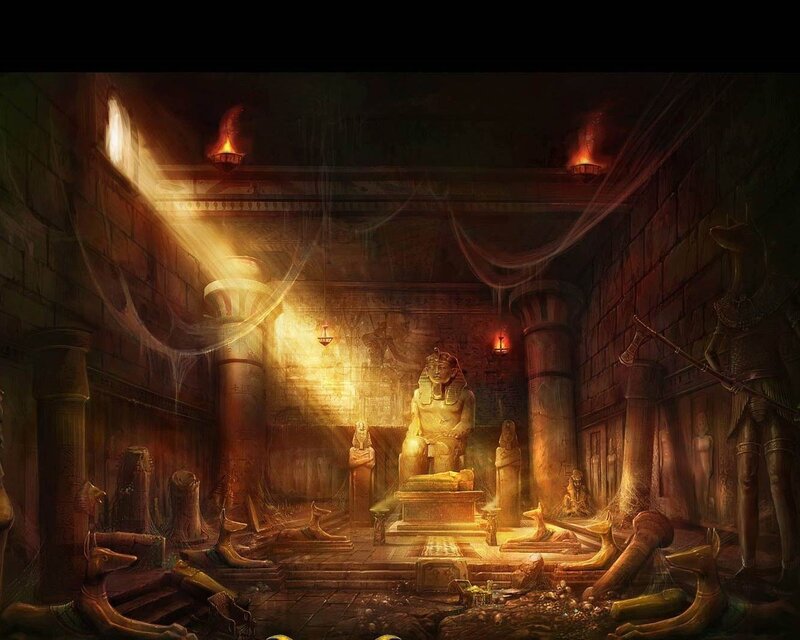 ancient egyptian tomb interior