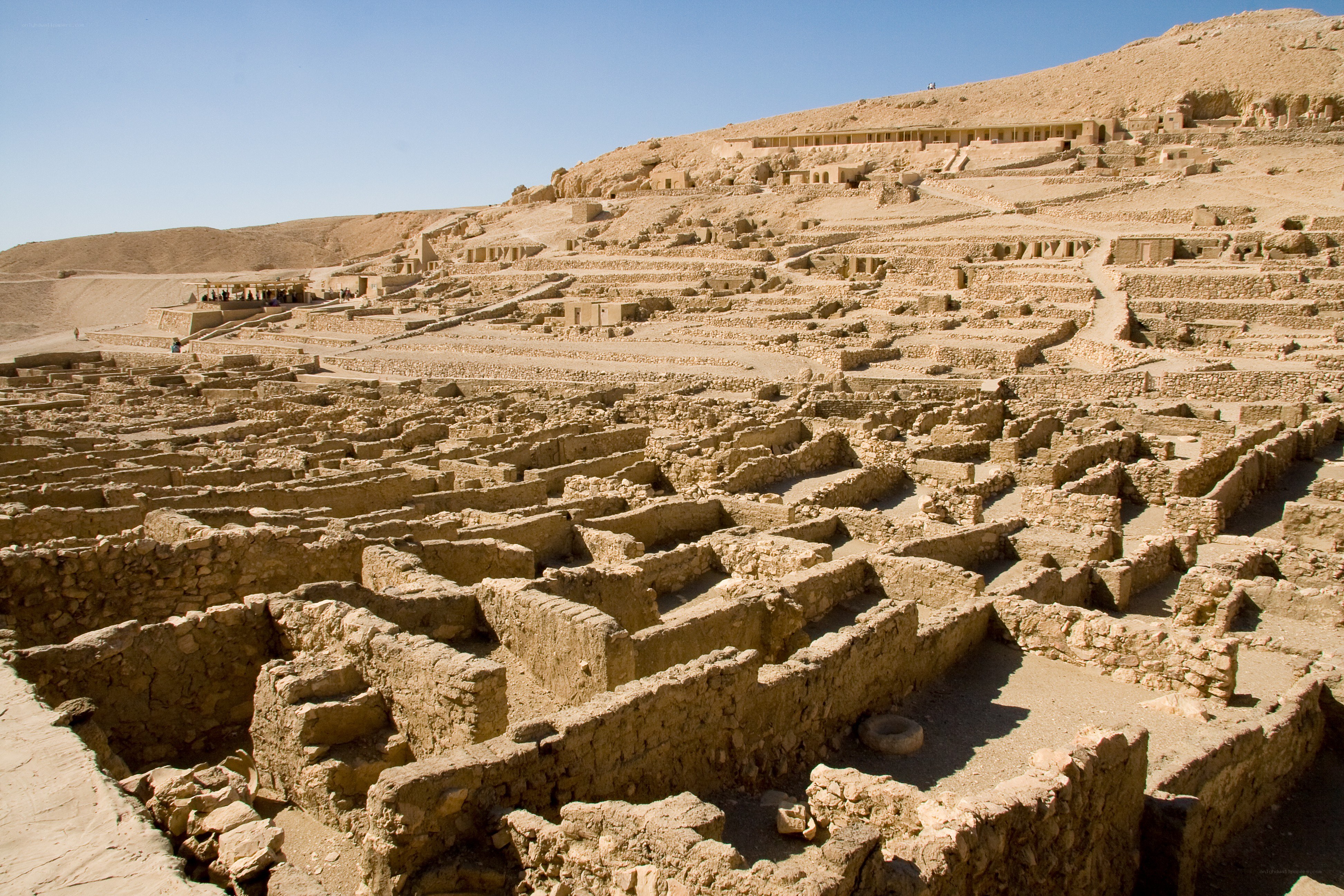 Ancient Egyptian village ruins
