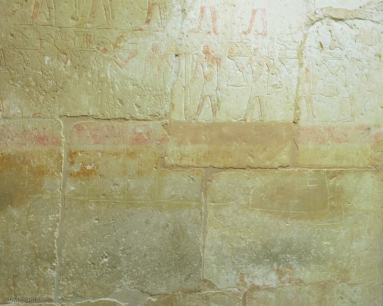 Ancient Egyptian wall carving