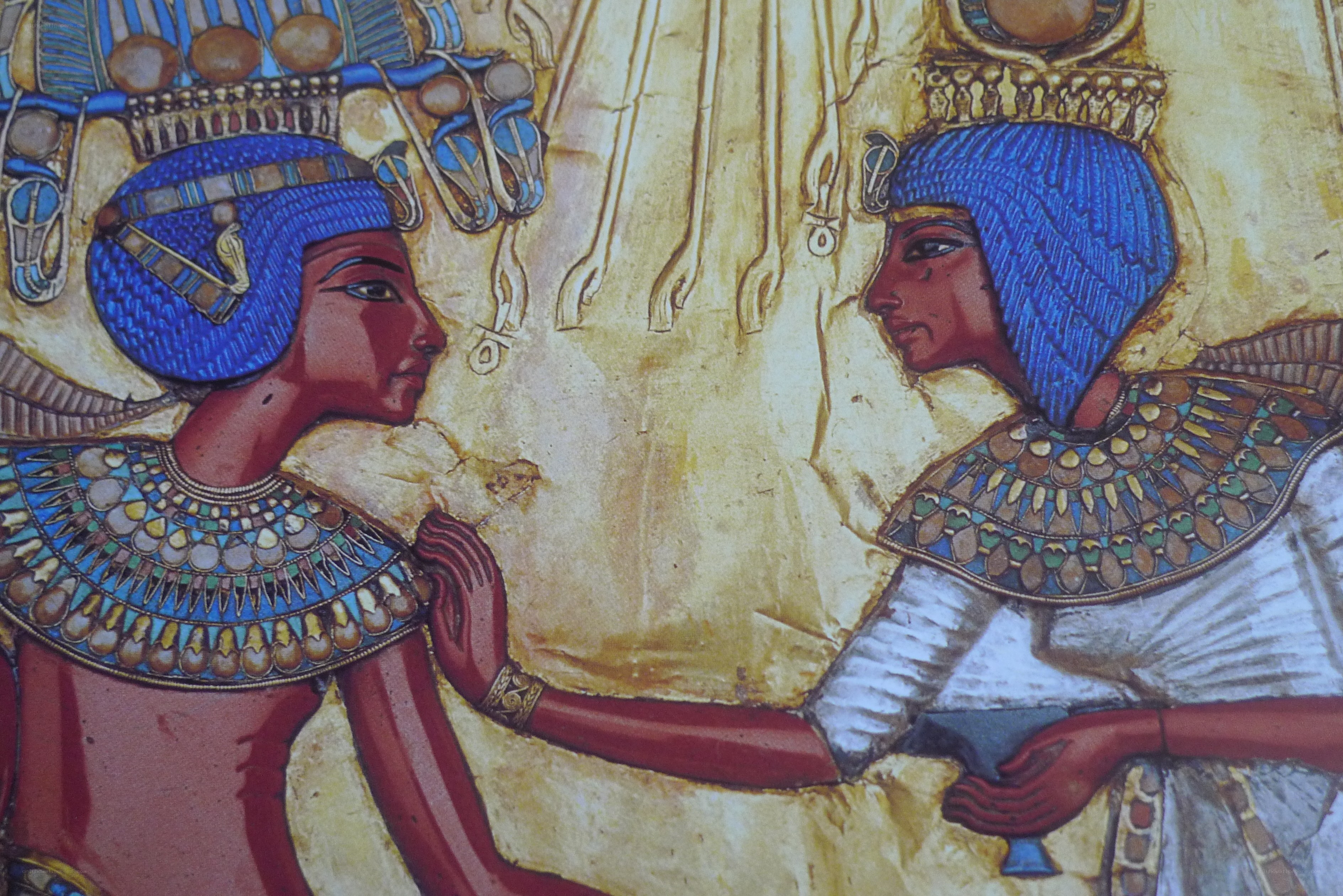 Ancient Egyptian wall painting