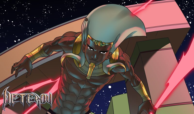 Ancient Egyptian Warrior — Black