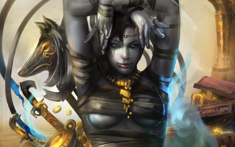 ancient egyptian warrior woman