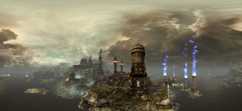 ancient floating island city