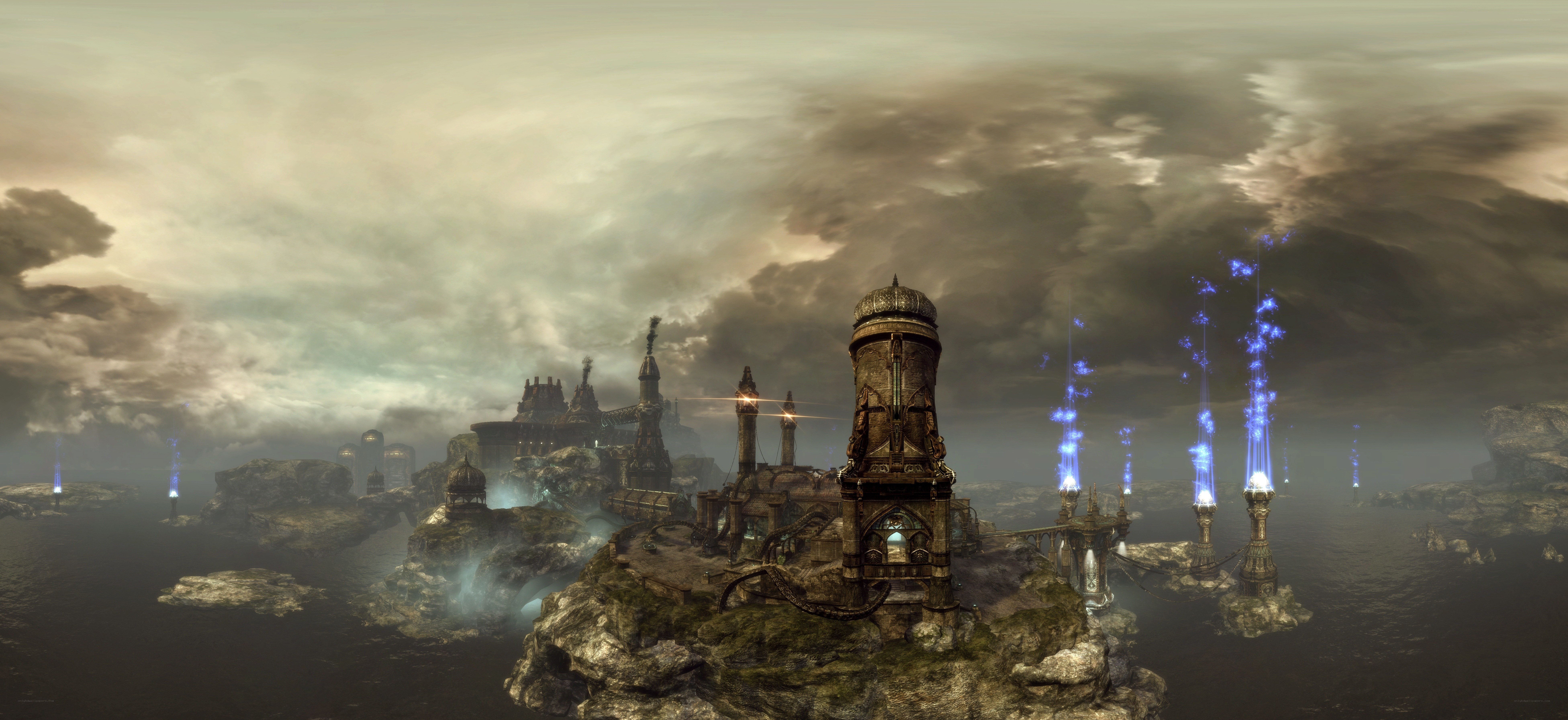 ancient floating island city