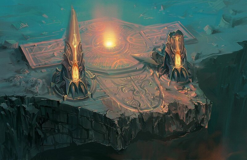 ancient floating temple