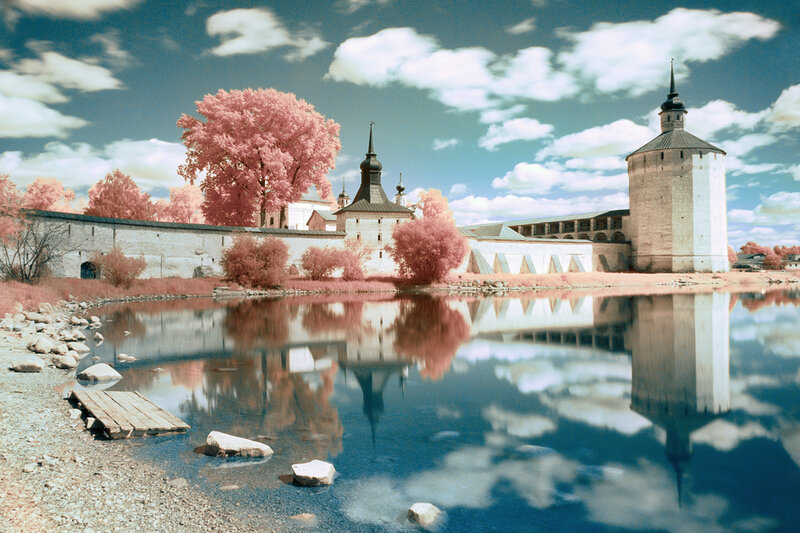 Ancient Fortress by River