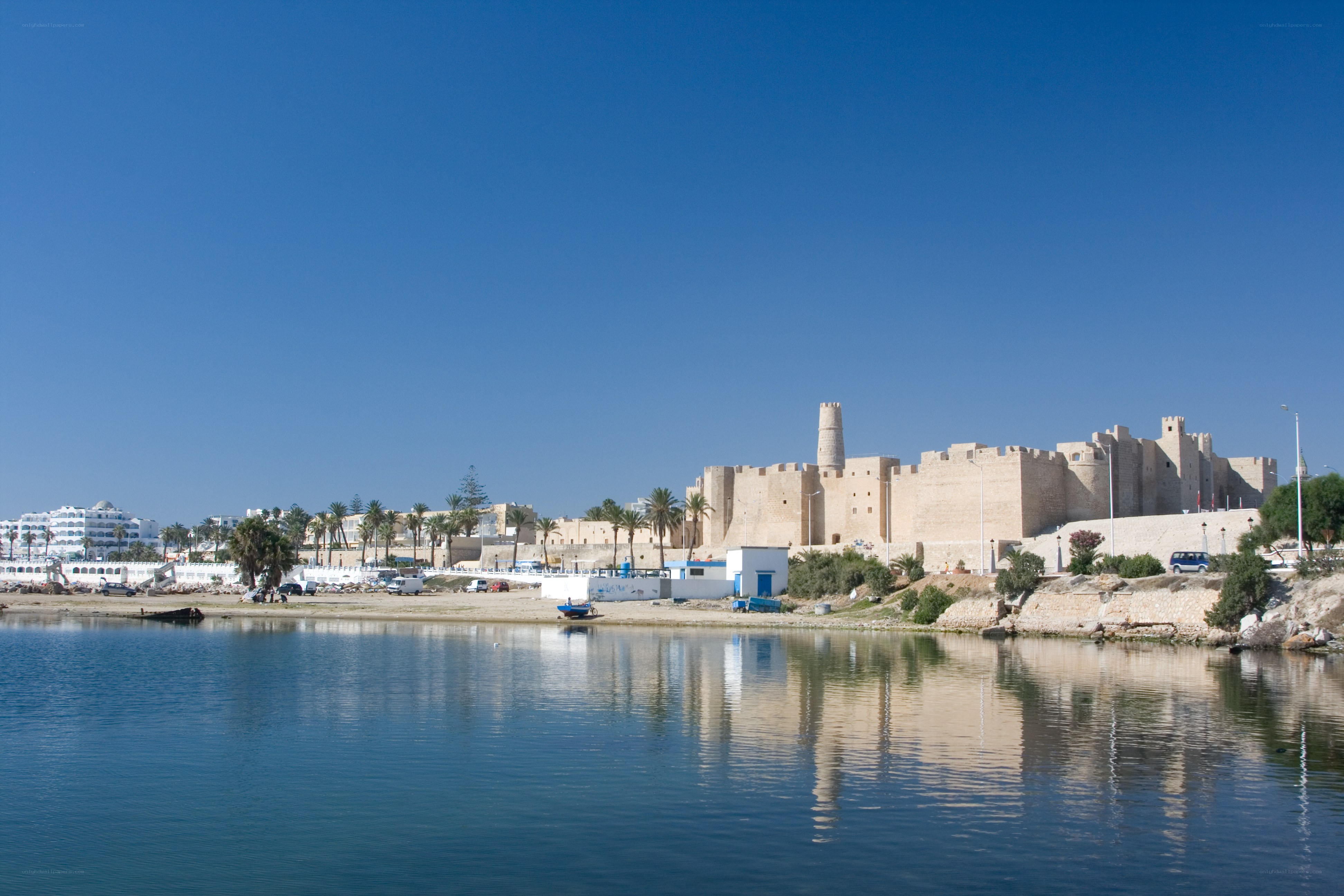 ancient fortress by the sea