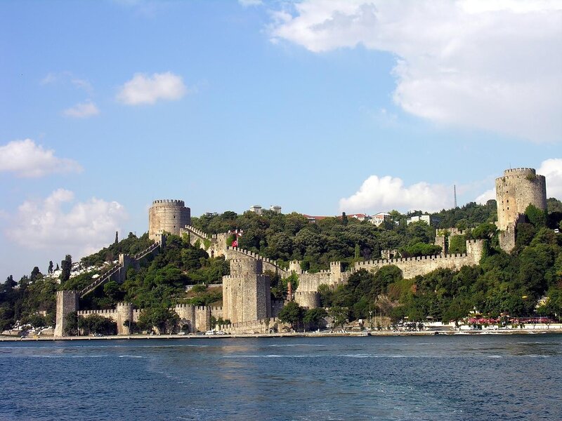 ancient fortress by the water