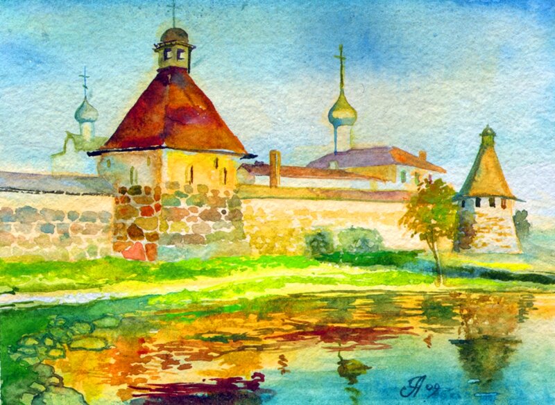 Ancient Fortress by Water