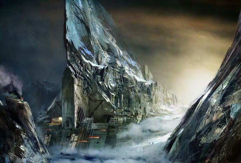 Ancient Fortress in Mountains