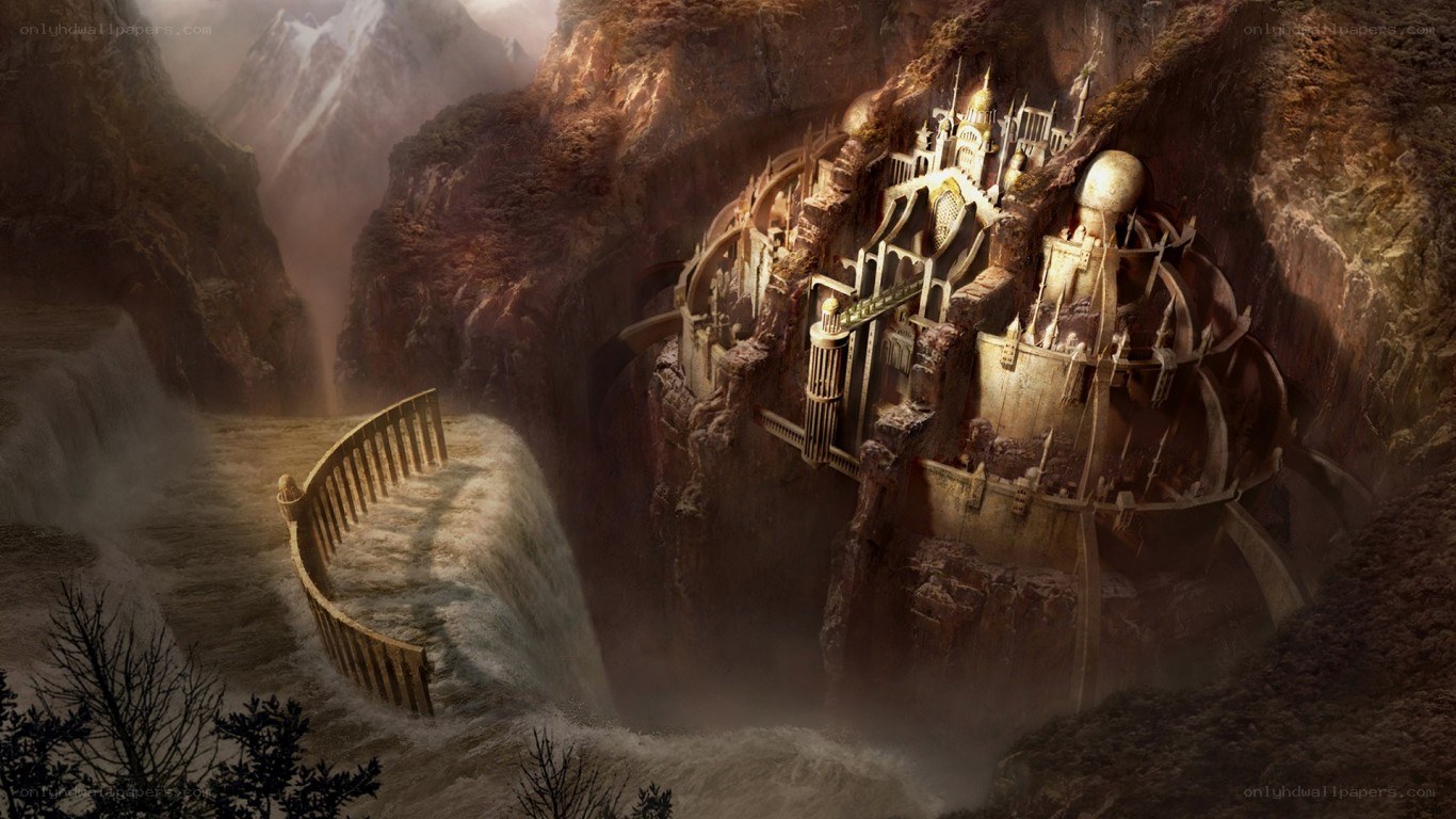 ancient fortress on a cliff