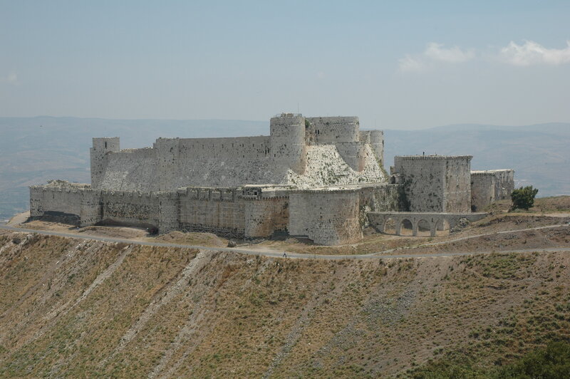 ancient fortress on a hill