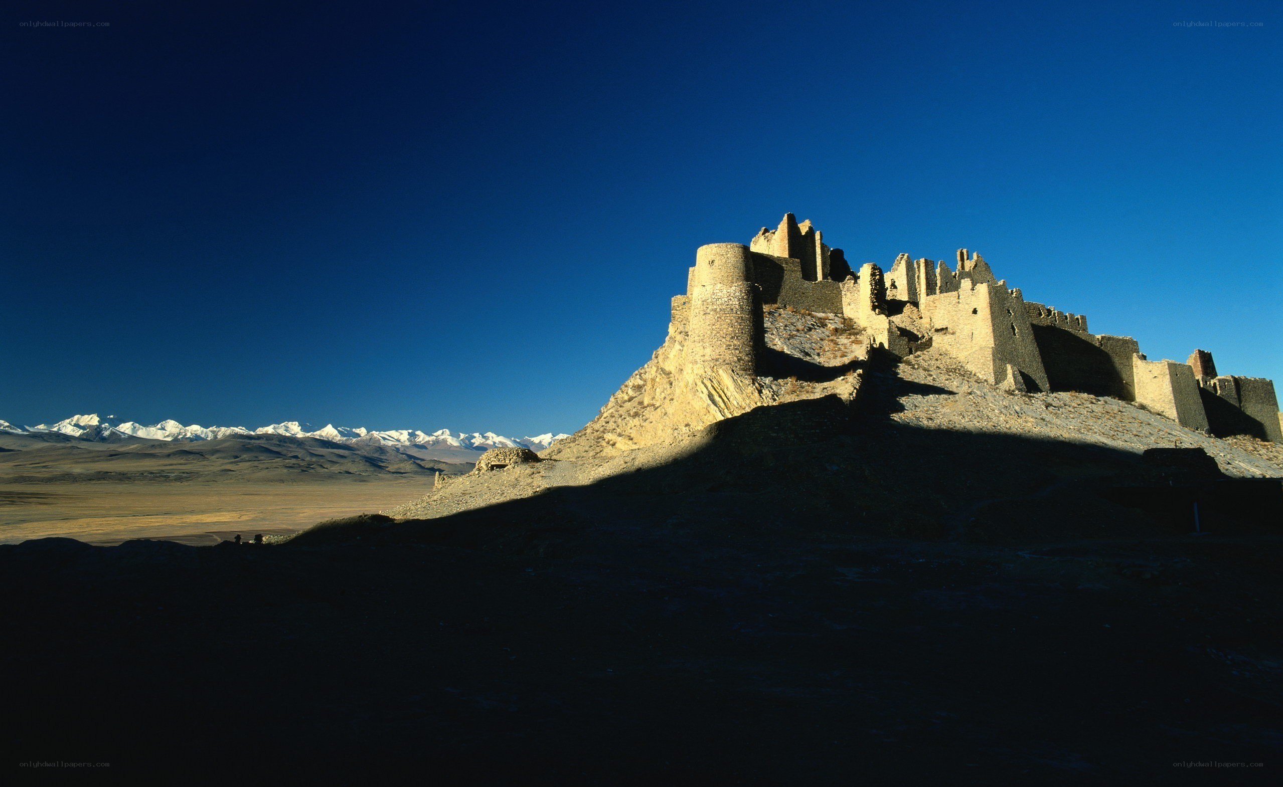 Ancient fortress on a hill