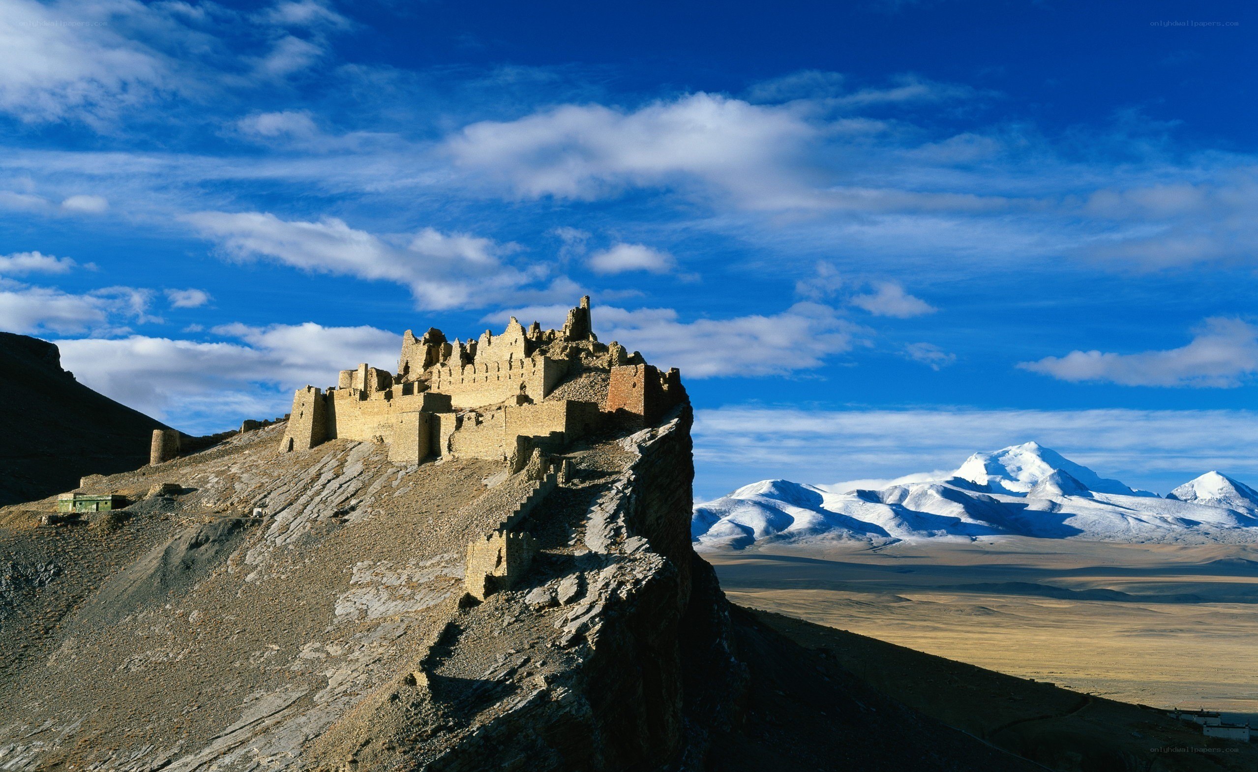 Ancient fortress on a mountain