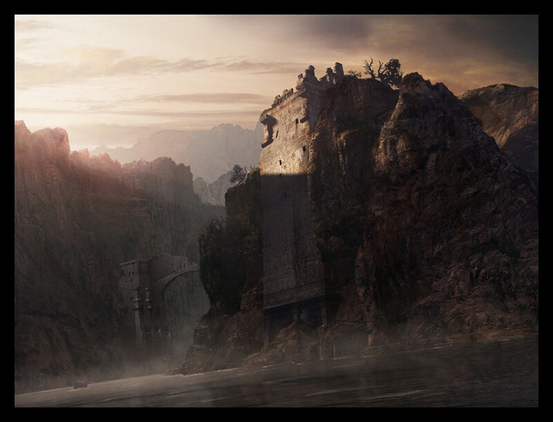 Ancient Fortress on Cliff