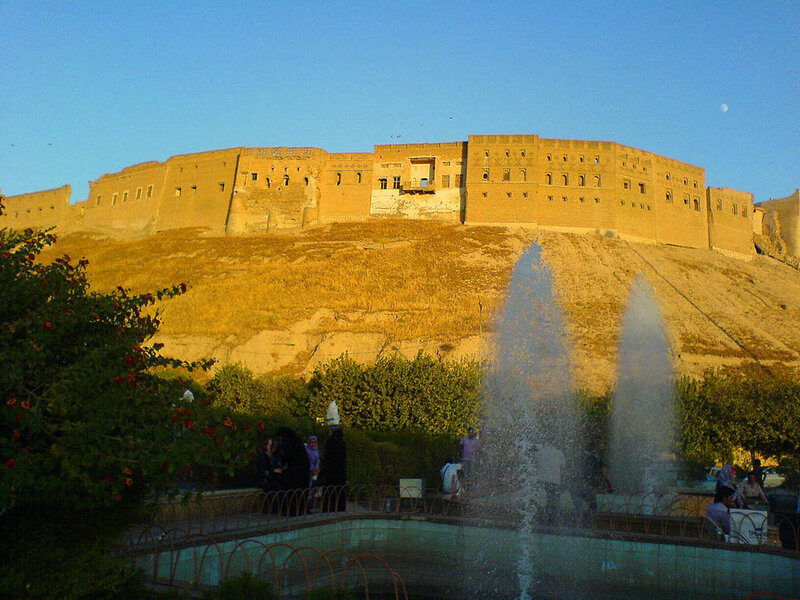 Ancient Fortress on Hill — Brown