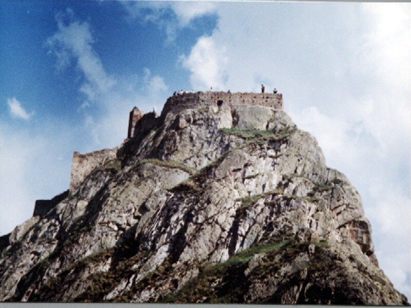 Ancient Fortress on Mountain