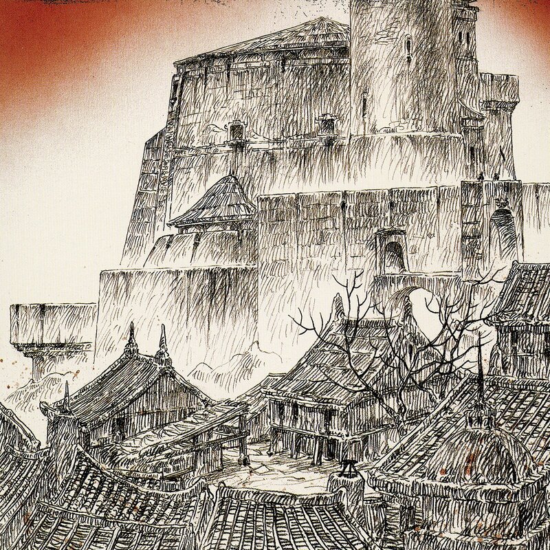 ancient fortress sketch
