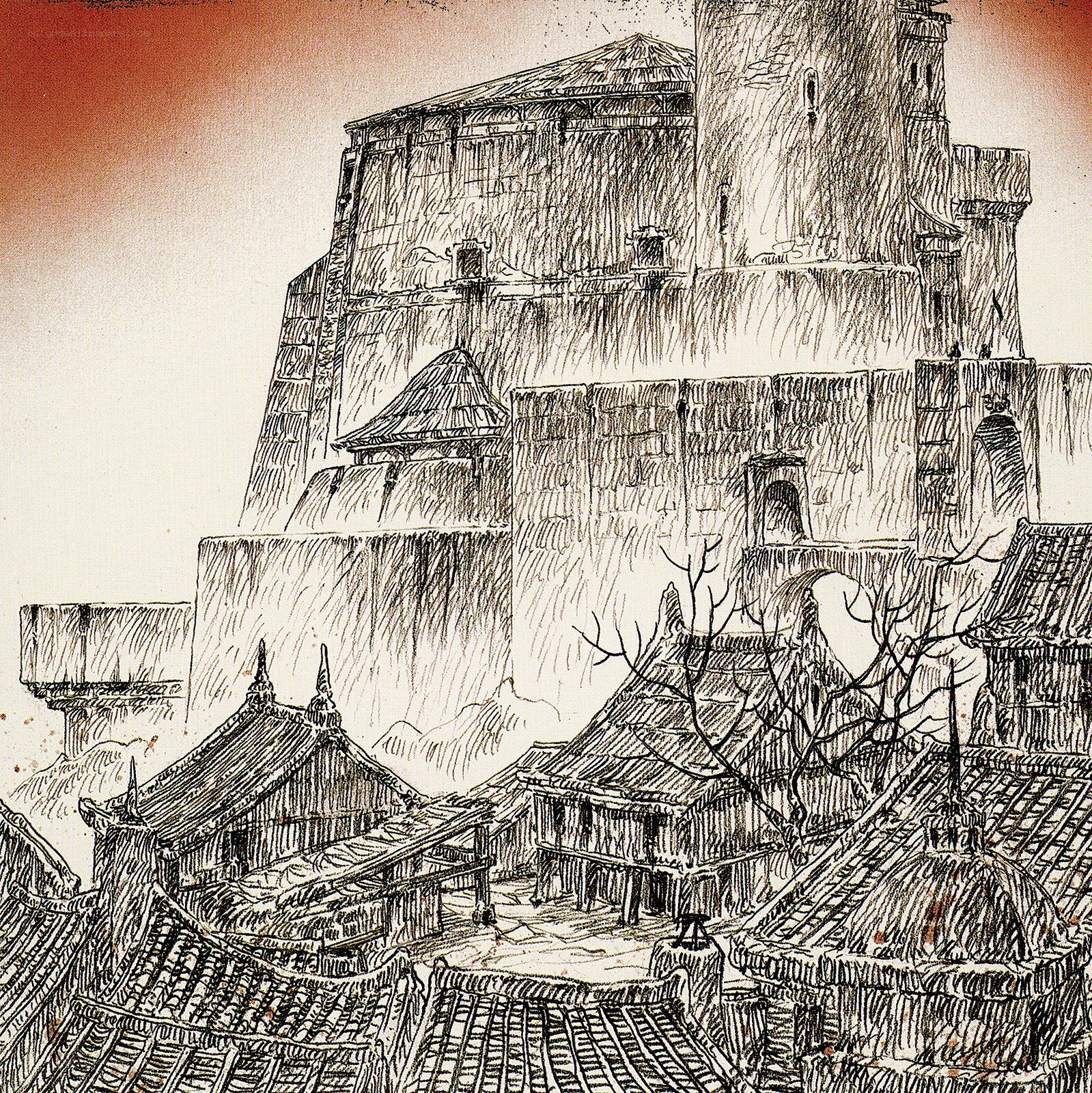 ancient fortress sketch