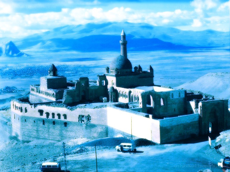 ancient fortress with mosque