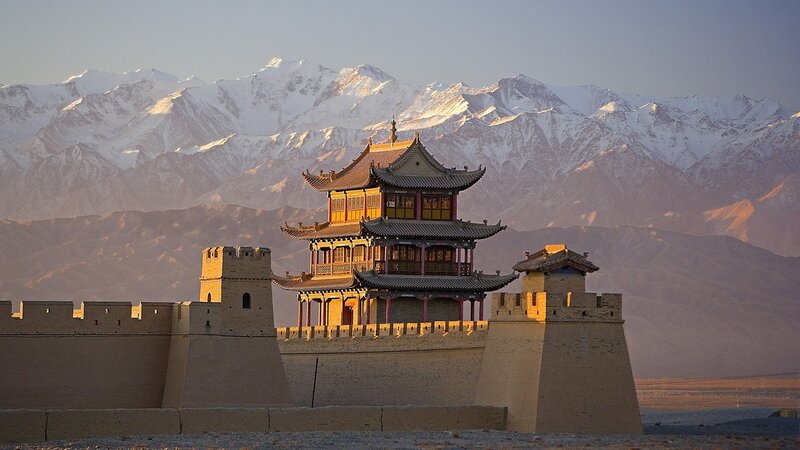 Ancient Fortress with Pagoda