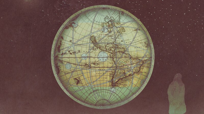 Ancient Globe Map