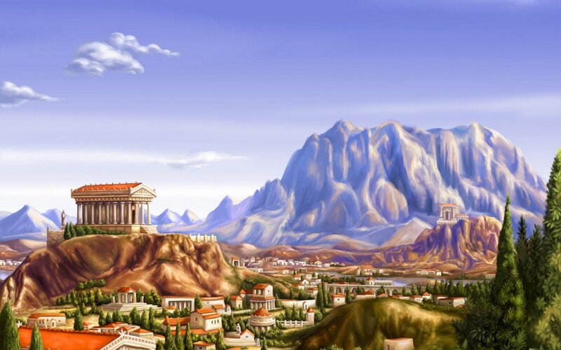 Ancient Greek Cityscape