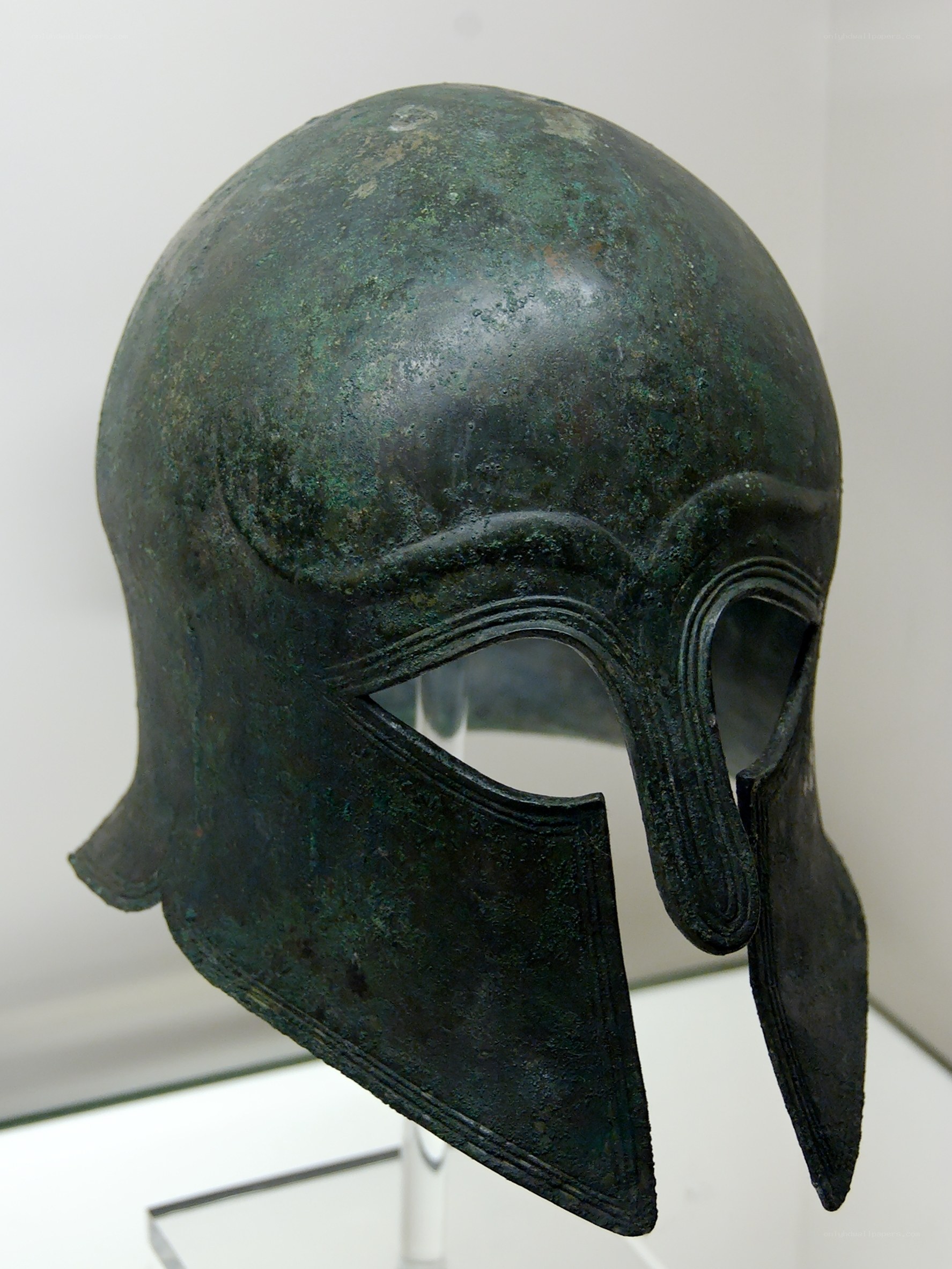 ancient greek helmet