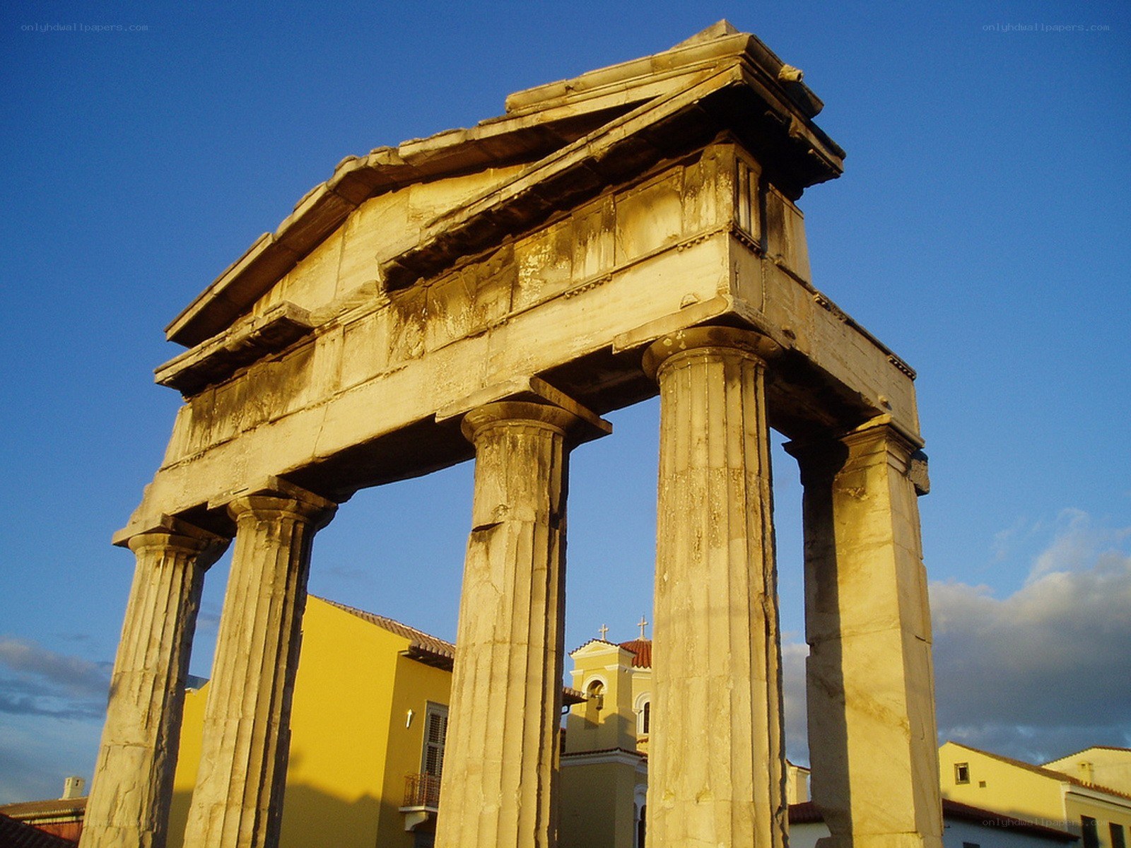 ancient greek temple ruins
