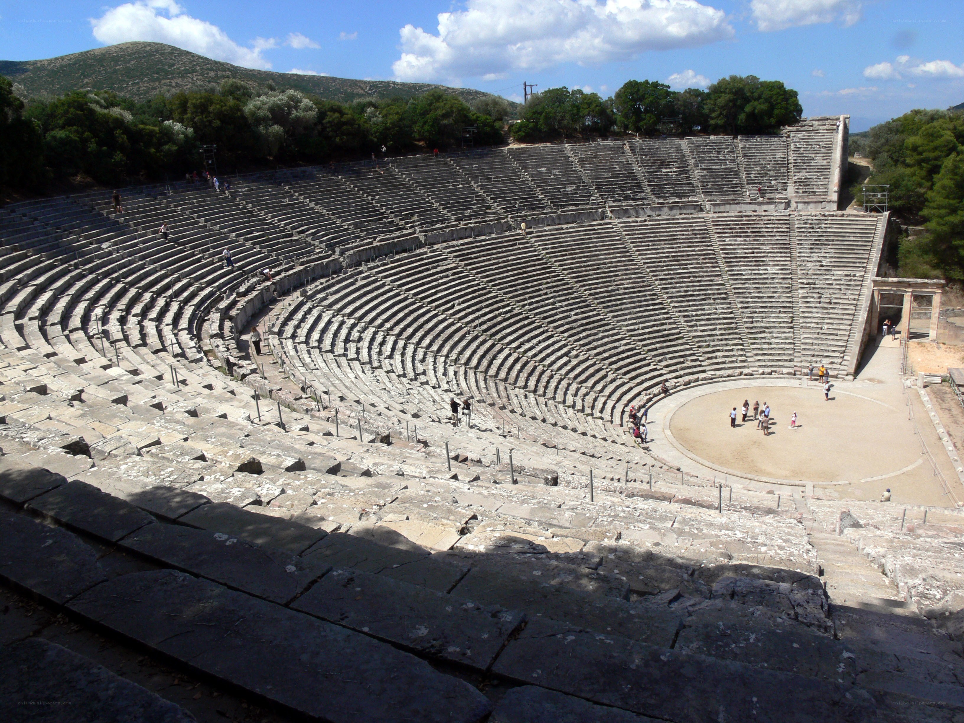 Ancient Greek theater at Epidaurus