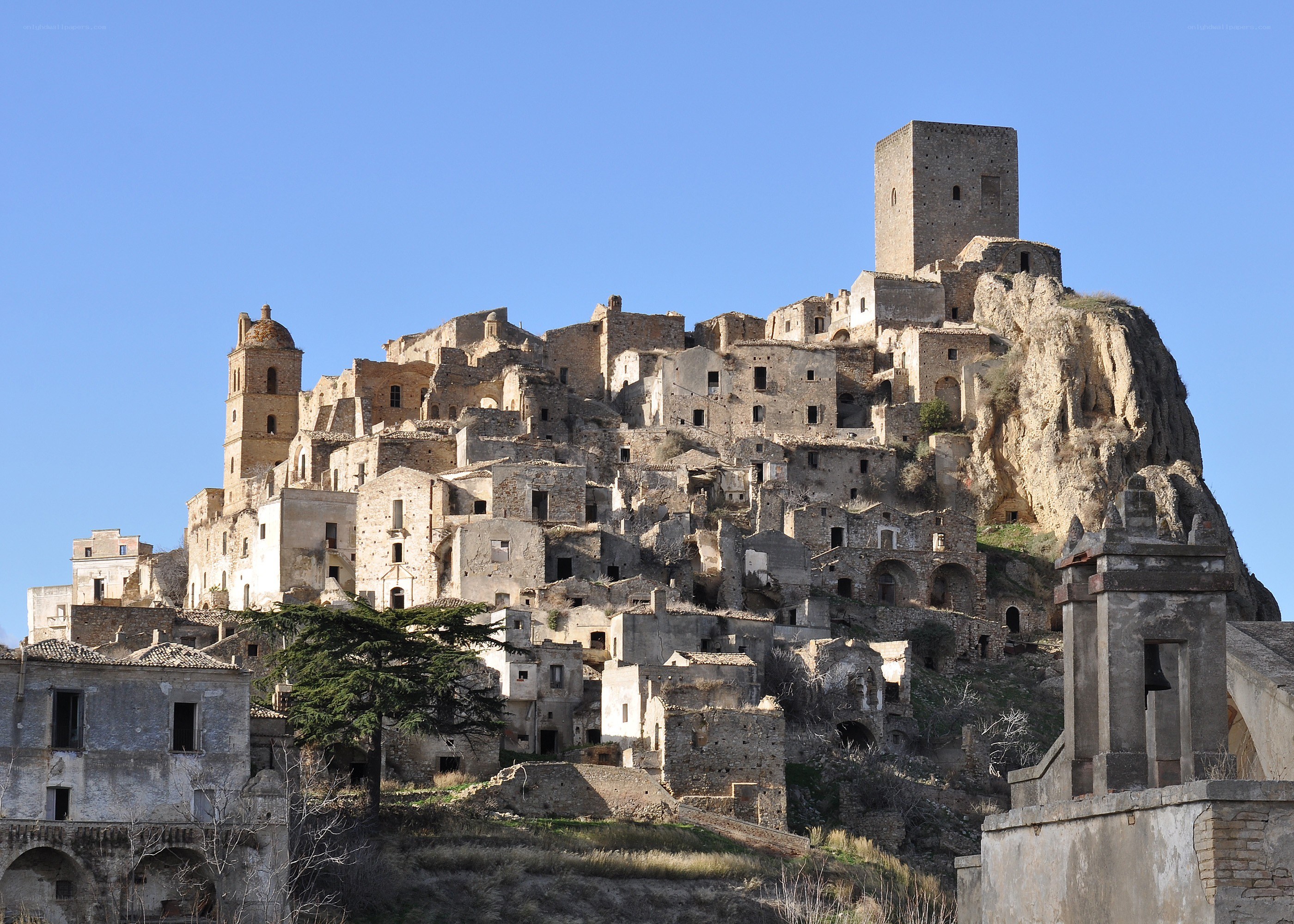 ancient hilltop village