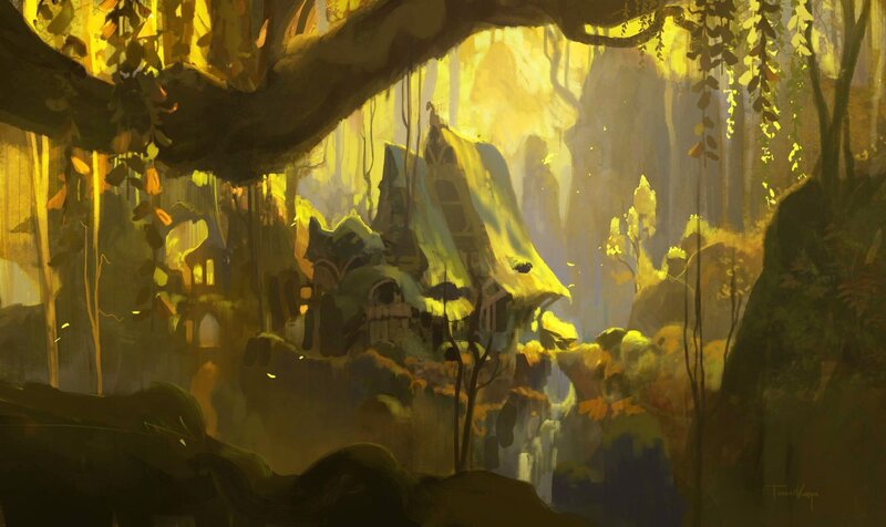 Ancient House in Forest