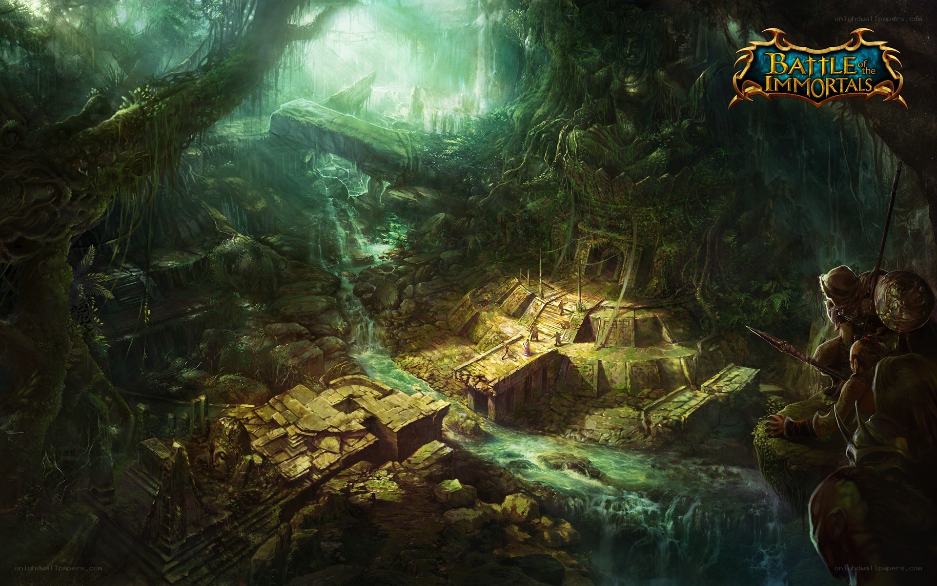 ancient jungle ruins
