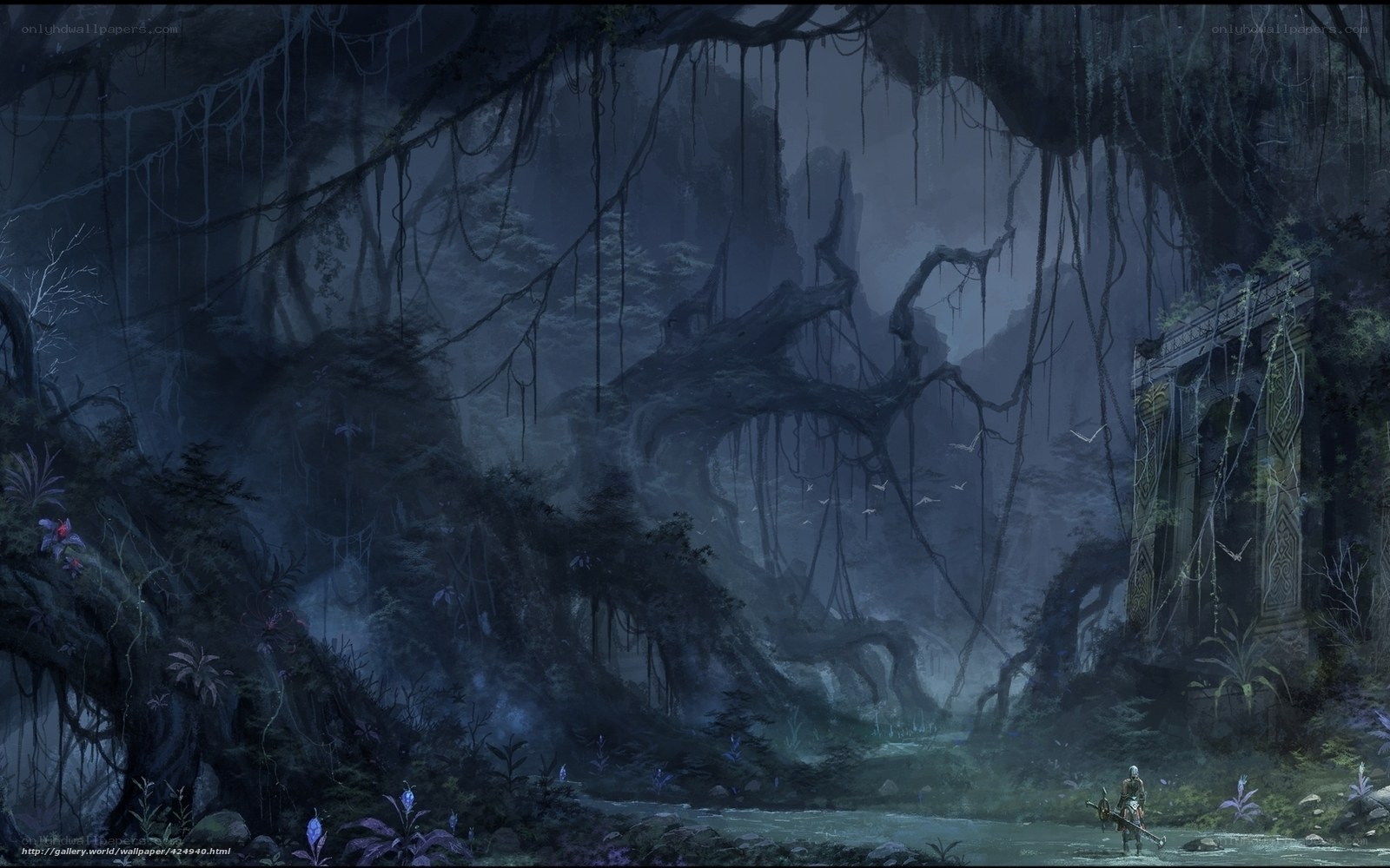 Ancient jungle ruins