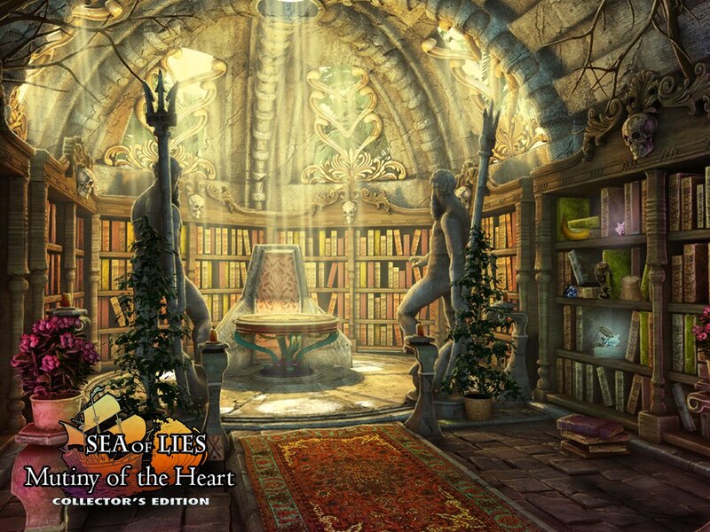 Ancient Library Interior