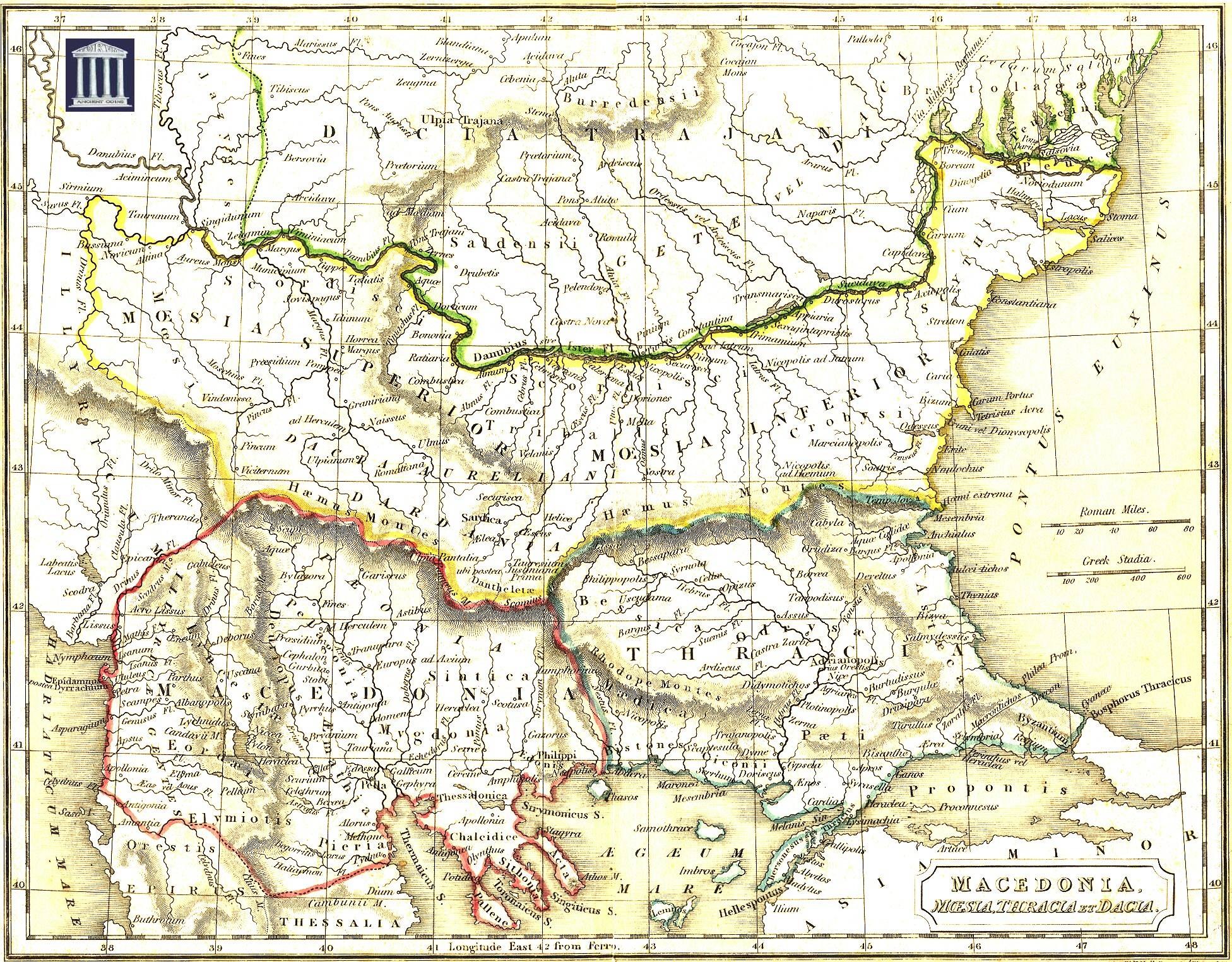Ancient Macedonia map