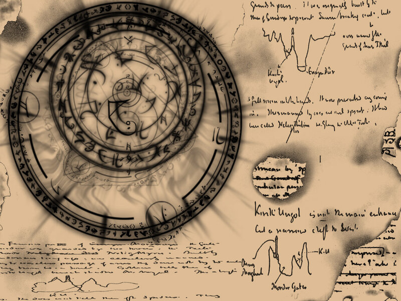 ancient magical manuscript