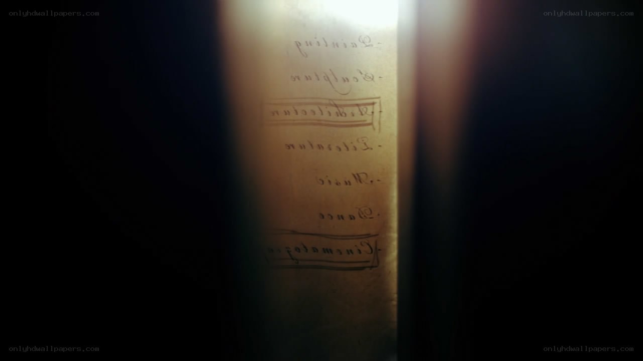 ancient manuscript in dim light