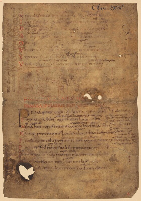 Ancient manuscript page
