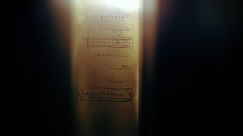 ancient manuscript with cursive script
