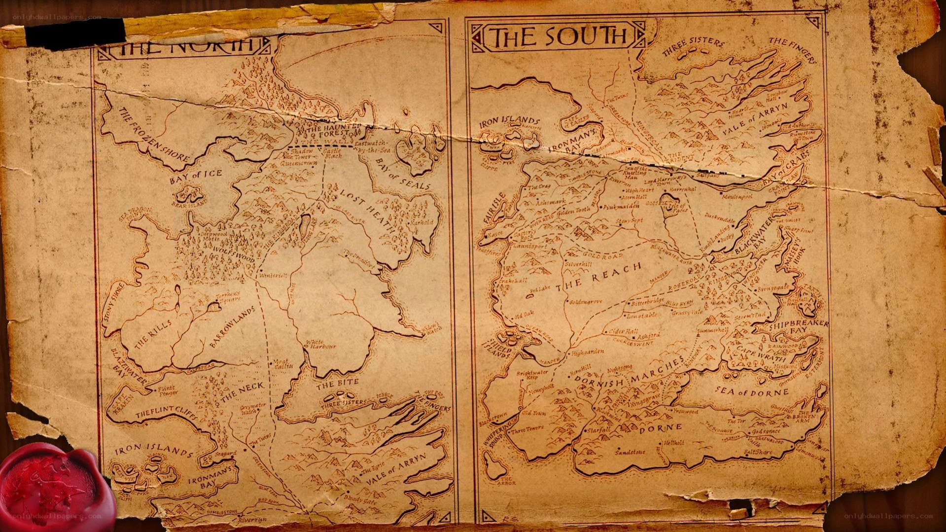 ancient map of westeros