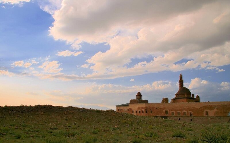 ancient mosque on a hill