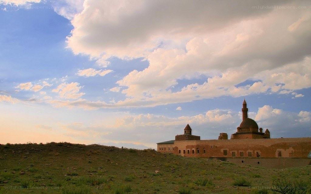 ancient mosque on a hill