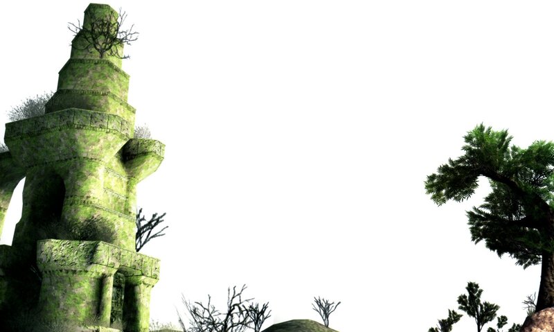 ancient mossy tower