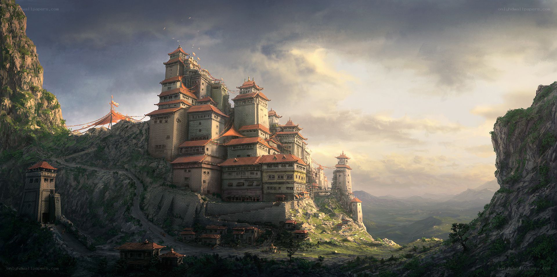 ancient mountain fortress