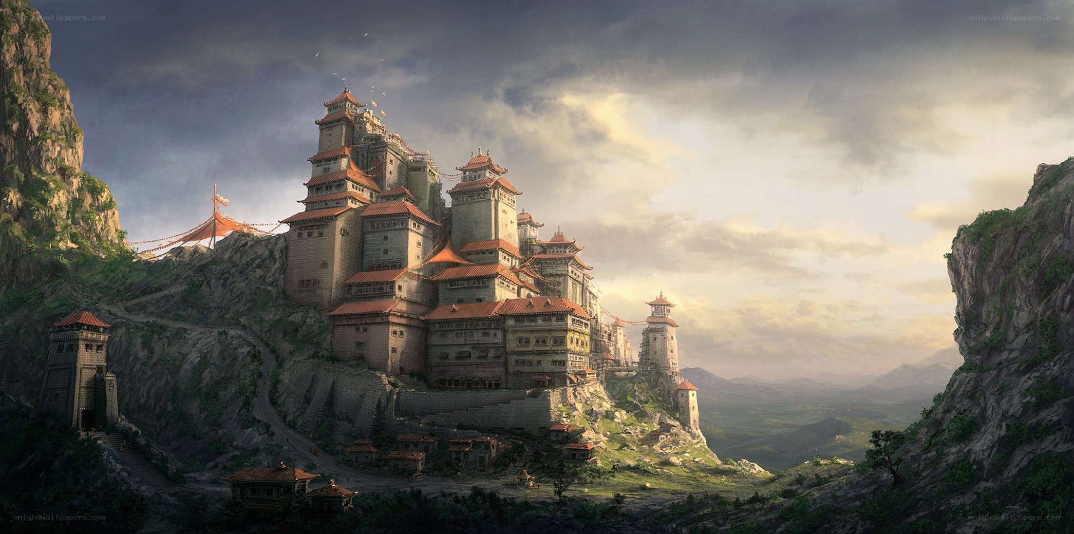 ancient mountain fortress